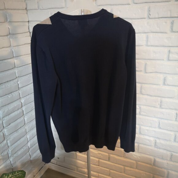 Old Navy Men's Argile Pattern Lightweight V-neck Sweater - Picture 2 of 10